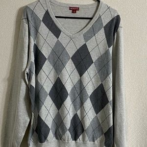 Merona Gray Long-Sleeve Men’s Sweater-L